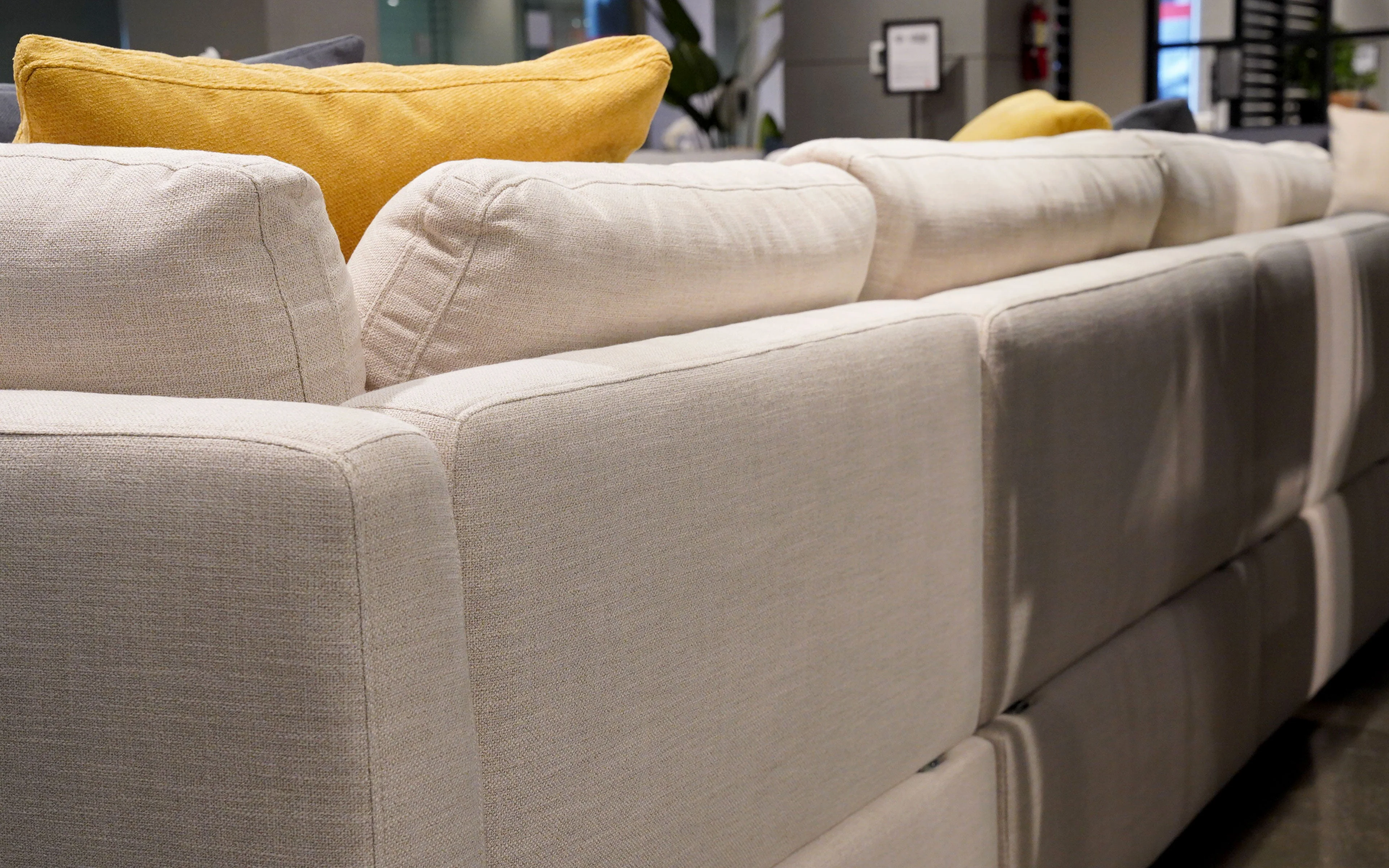 Dente di Leone 6pc Modular Modern Fabric Sectional Sofa - Image 11