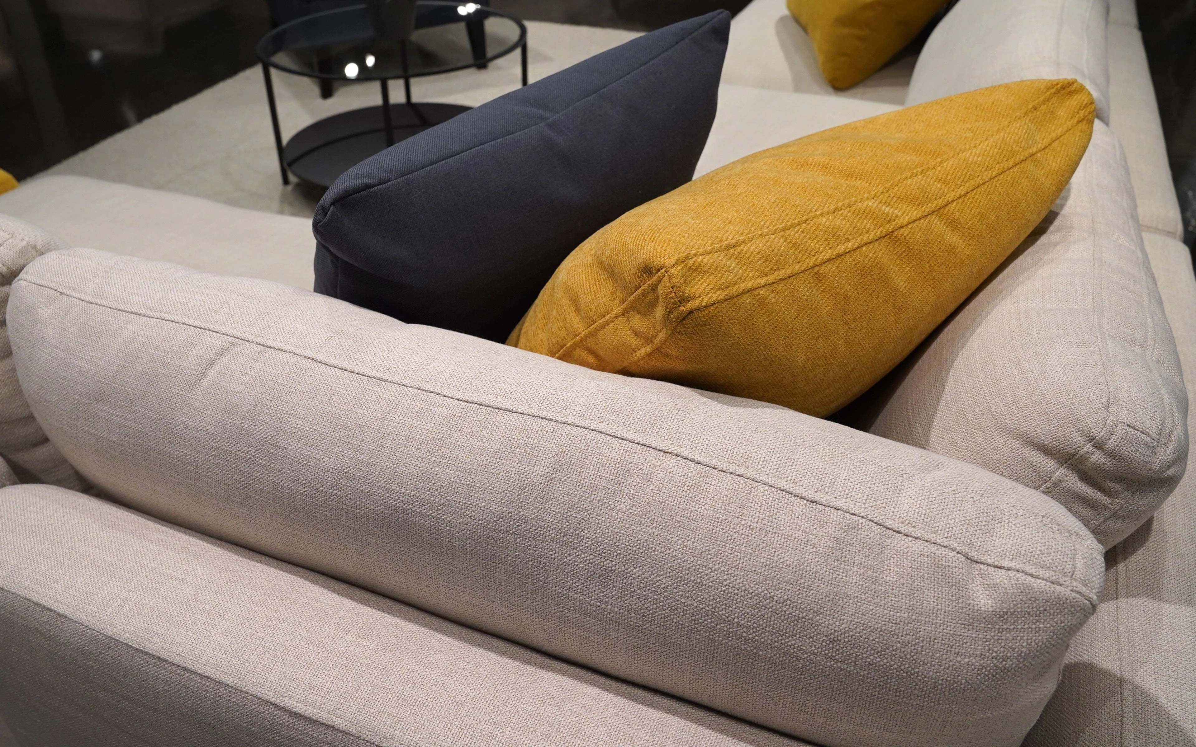 Dente di Leone 6pc Modular Modern Fabric Sectional Sofa - Image 3