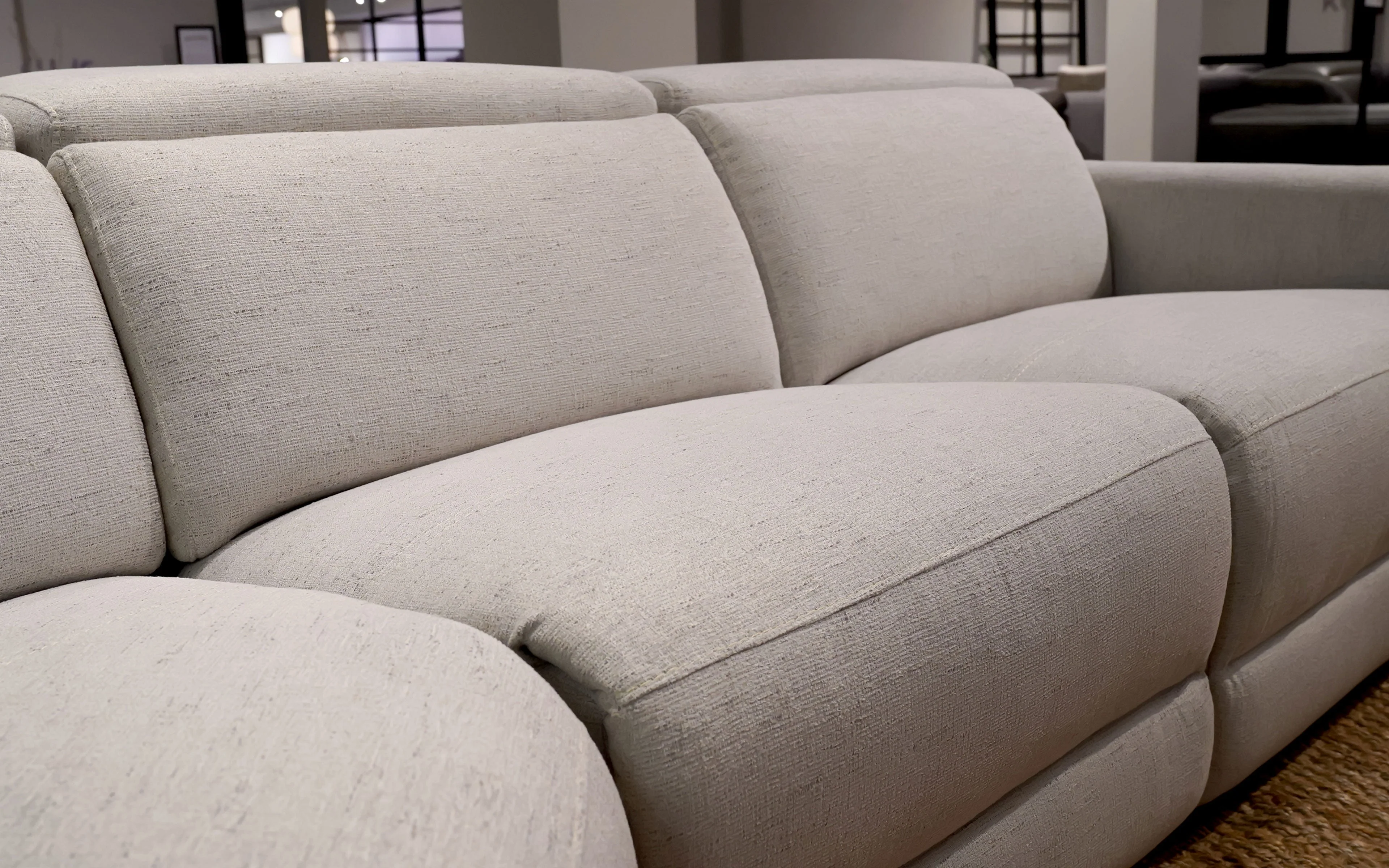 Narciso 6pc Modern Motion L Shape Reclining Sectional - Image 6