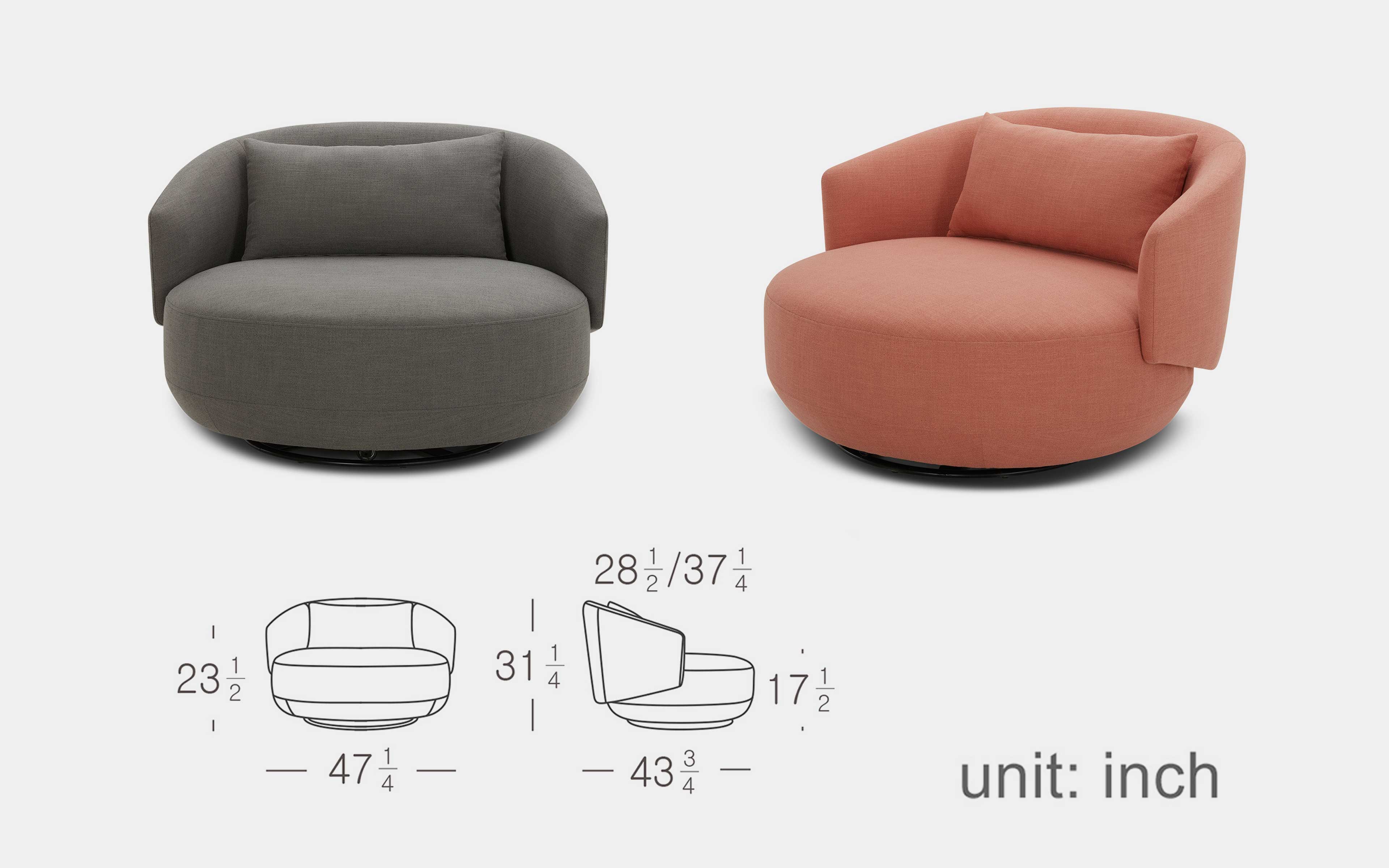 Nimbus 2.0 Modern Motion Swivel Chair - Image 7