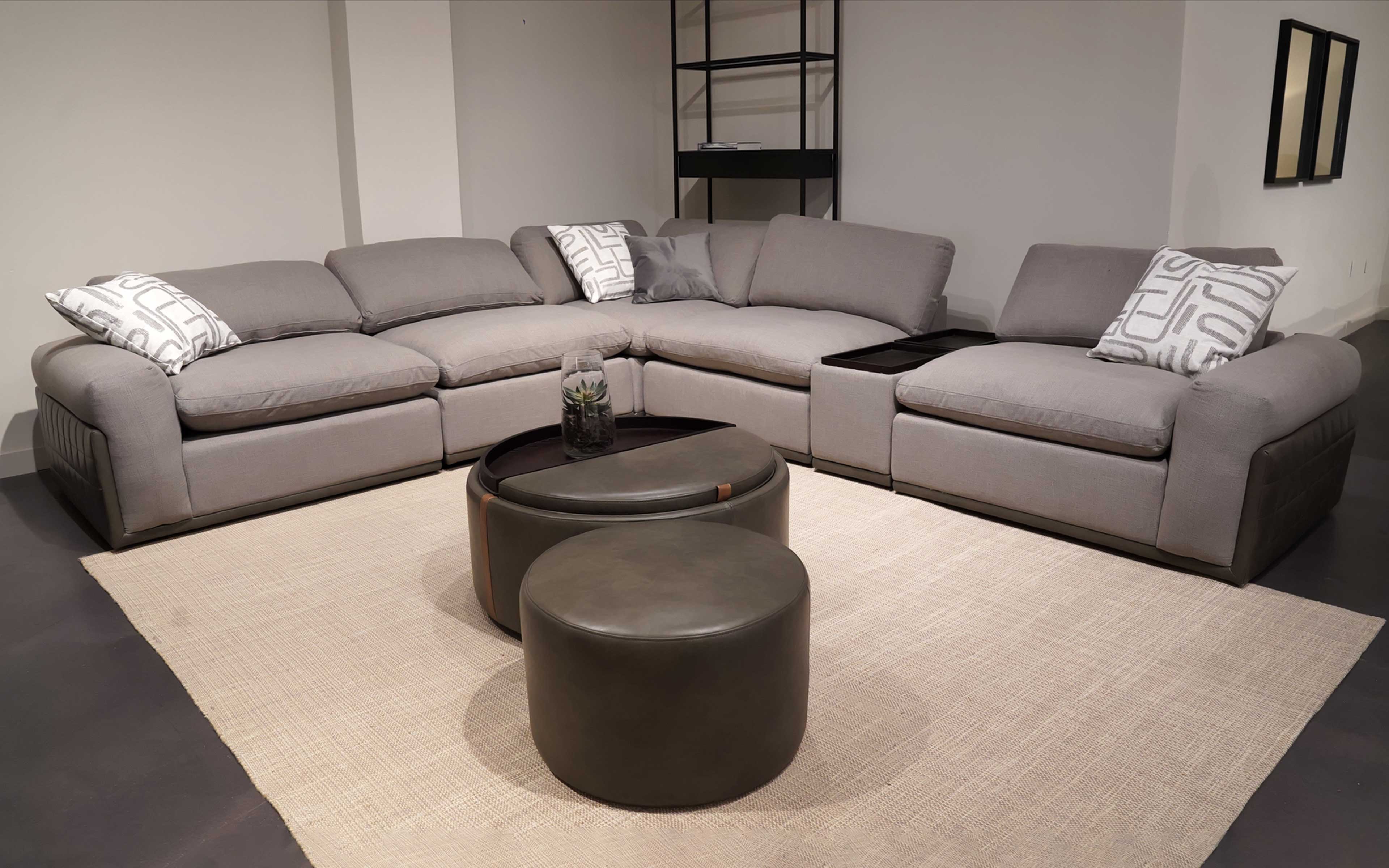Notus 6pc Modern Motion Sectional Sofa - Image 10