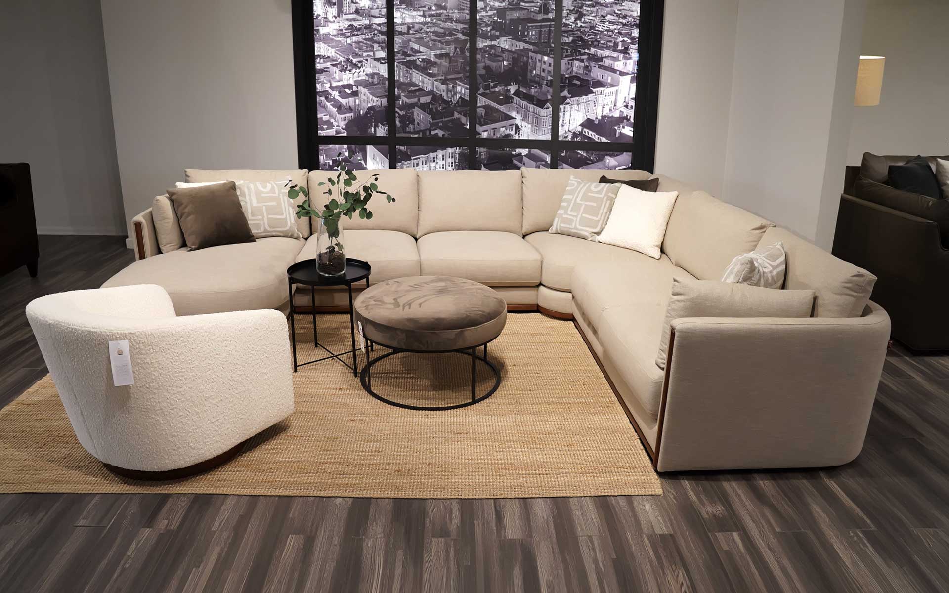Solanus Modern Motion Sectional Sofa - Image 3